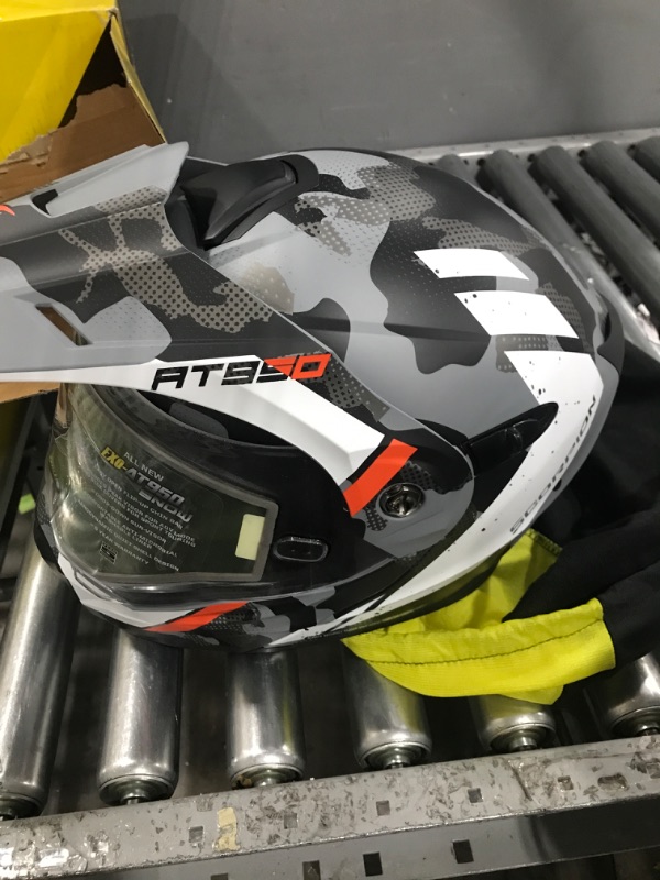 Photo 3 of ScorpionEXO EXO-AT950 Outrigger Helmet (Matte Grey - Large)