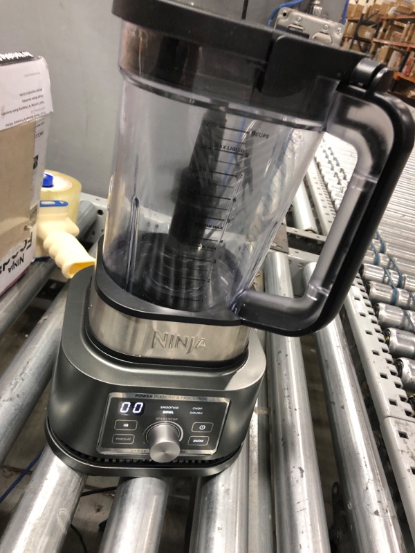 Photo 2 of **MISSING ONE ACCESSORY***
Ninja Foodi SS201 Power Blender & Processor. 3-in-1 Crushing Blender, Dough Mixer, and Food Processor 1400WP smartTORQUE 6 Auto-iQ Presets Power Pitcher and Food Processor