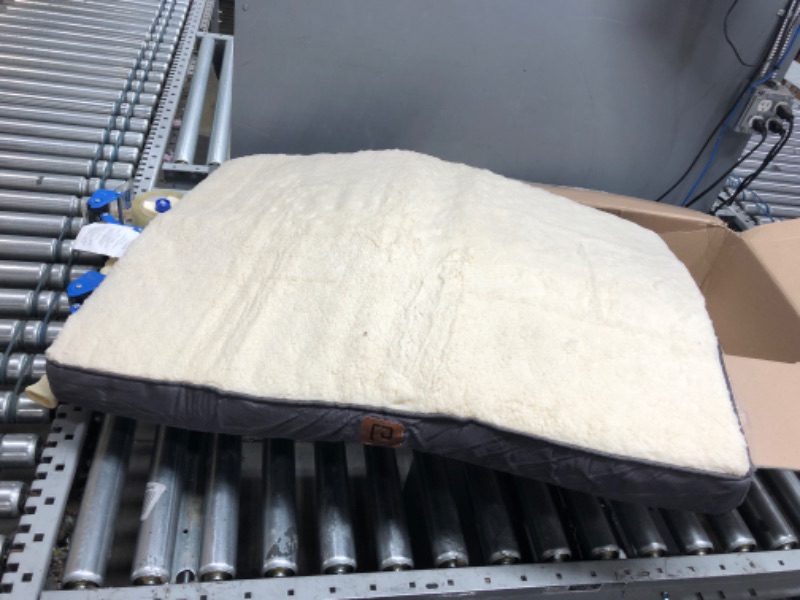 Photo 2 of **USED**  Size:36 x 27
EHEYCIGA Large Dog Beds for Large Dogs, Orthopedic Washable Dog Bed with Removable Cover, Big Durable Pet Bed Dog Mat Mattress Cushion, Beige
