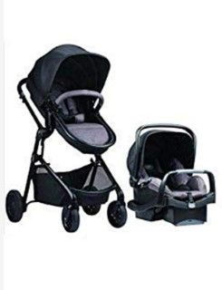 Photo 1 of Evenflo Pivot Modular Travel System with Universal Stroller  Gray With Universal Stroller