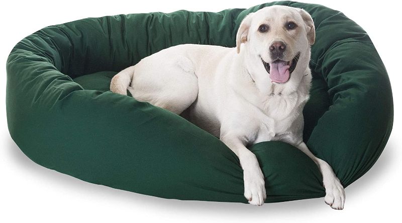 Photo 1 of 52 inch Green Bagel Dog Bed By Majestic Pet Products
