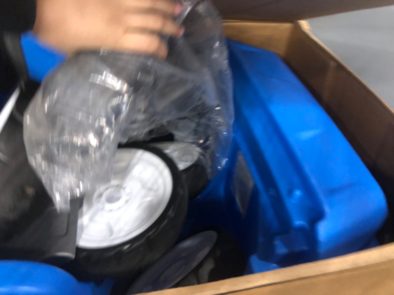 Photo 1 of Step2 Side-by-Side Push Around SUV for Kids – Two-Seater Toddler Push Car (1.5-5 Years Old) – Blue Plastic Stroller-Style Car for Fun Family Outings – Easy Stroller Alternative