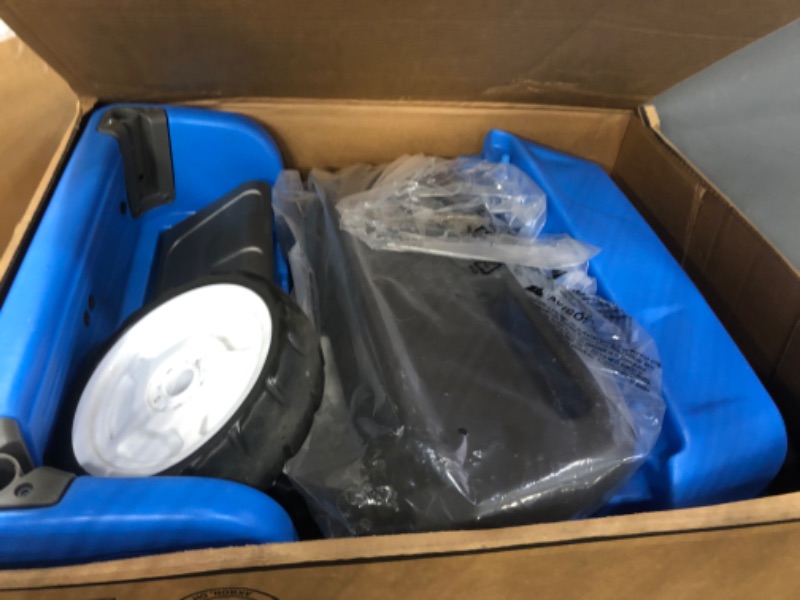 Photo 1 of Step2 Side-by-Side Push Around SUV for Kids – Two-Seater Toddler Push Car (1.5-5 Years Old) – Blue Plastic Stroller-Style Car for Fun Family Outings – Easy Stroller Alternative