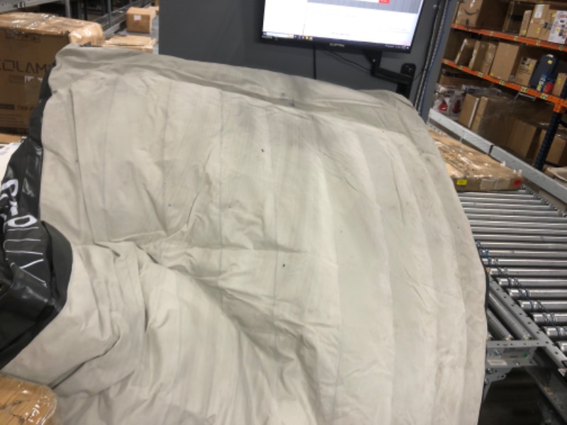 Photo 2 of ***mattress has many stains needs to be cleaned***
SLEEPLUX Queen Air Mattress | Supersoft Snugable Top, Extra Durable Tough Guard with Built-in Pillow | Raised 22" Airbed with Built in Pump + USB Charger, Grey (69093E)

