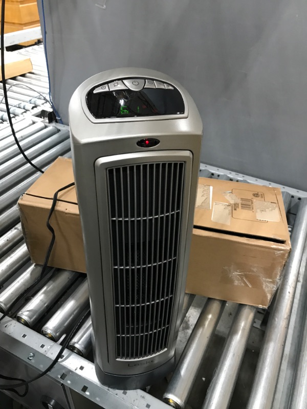 Photo 2 of Lasko 1500W Digital Ceramic Space Heater with Remote, 755320, Silver