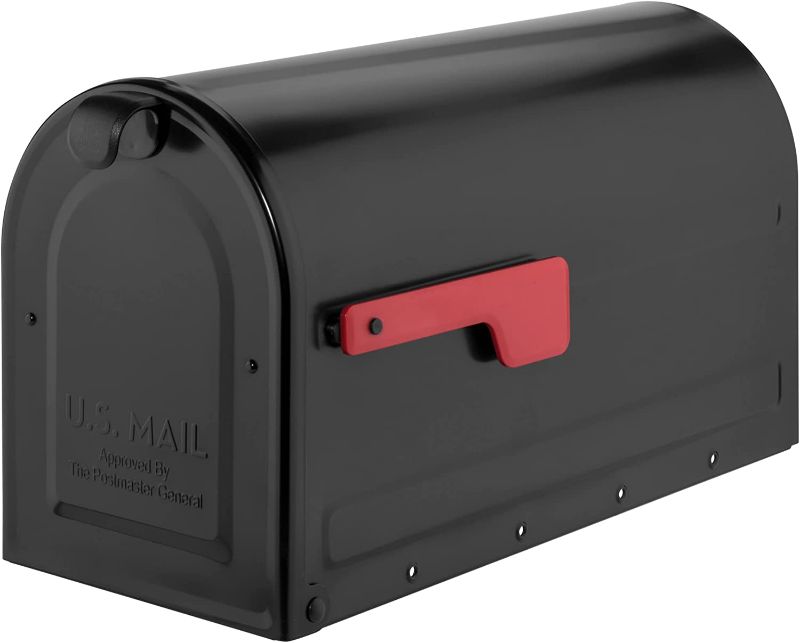 Photo 1 of Architectural Mailboxes 7900B-10 MB2 Postmount Mailbox, Large, Black
