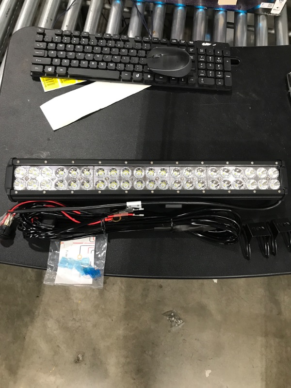 Photo 3 of Nilight - ZH006 LED Light Bar 20 Inch 126W Spot Flood Combo Led Off Road Lights & NI -WA 06 LED Light Bar Wiring Harness Kit - 2 Leads 12V On Off Switch Power Relay Blade Fuse for Off Road Lights