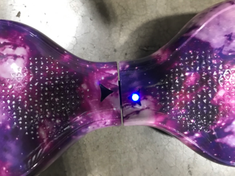 Photo 2 of ***** tested/ turns on, charges*****
Hover-1 Helix Electric Hoverboard | 7MPH Top Speed, 4 Mile Range, 6HR Full-Charge, Built-in Bluetooth Speaker, Rider Modes: Beginner to Expert Hoverboard Galaxy