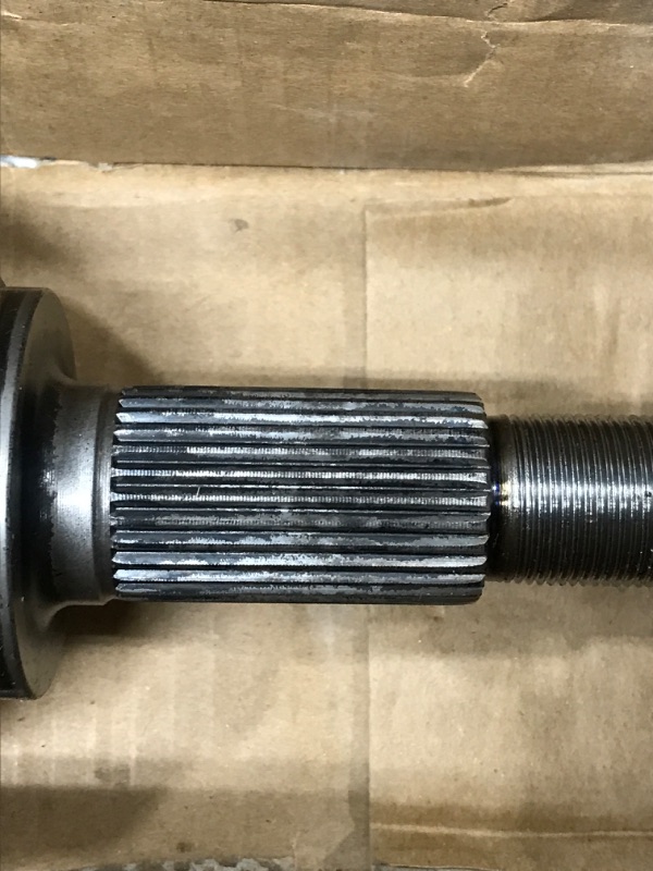 Photo 1 of **** Ring on end is bent.****
****axel shows signs of use****
GSP NCV53912 Front-Right CV Axle Shaft Assembly for Nissan Altima/Rogue
