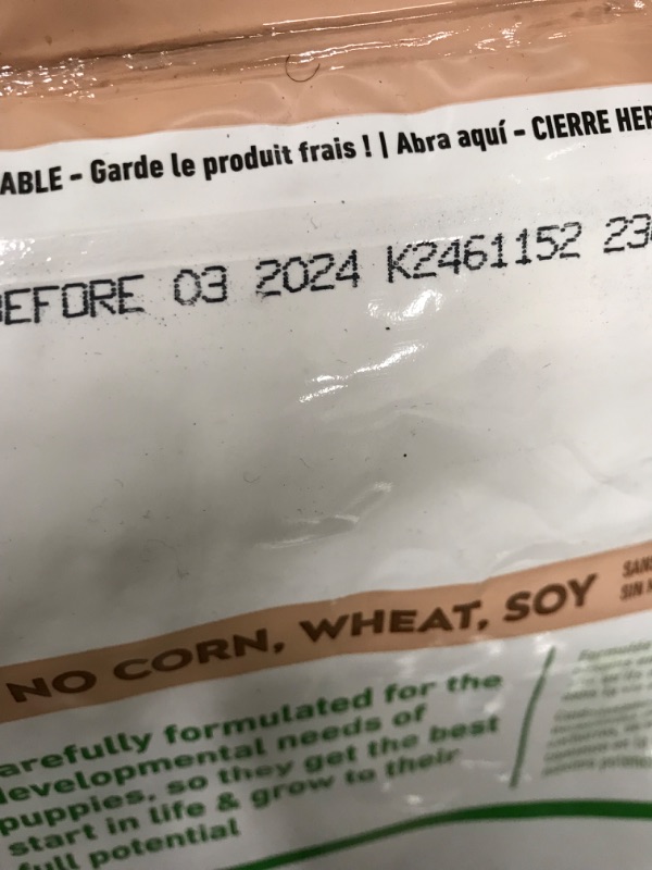 Photo 3 of *EXPIRES March 2024*
Hill's Science Diet Puppy No Corn, Wheat or Soy Dry Dog Food, Chicken Recipe, 12.5 lb Bag 