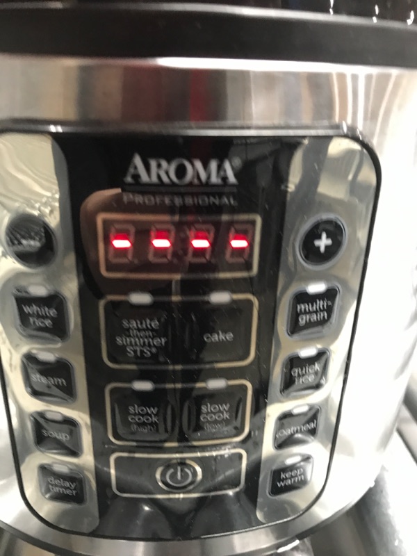 Photo 2 of ***TESTED POWERS ON*** AROMA® Professional 20-Cup (Cooked) / 5Qt. Digital Rice Cooker, Steamer, and Slow Cooker Pot with 10 Smart Cooking Modes, Including Sauté-then-Simmer®