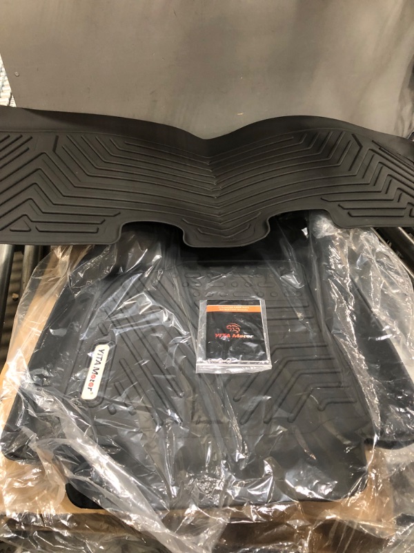 Photo 3 of YITAMOTOR Floor Mats & Cargo Mats Fits for 2020-2022 Tesla Model Y, Custom Fit Floor Liners 1st & 2nd & Trunk Mats All Weather Protection Car Mats Set