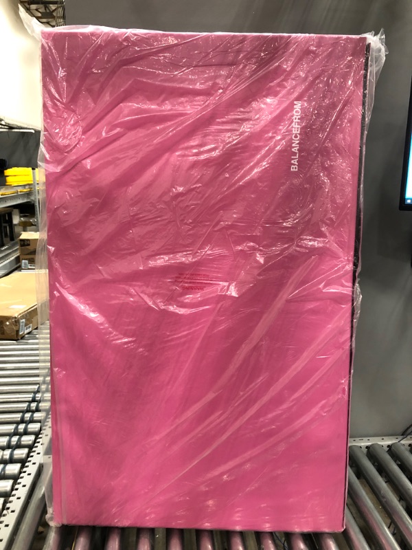 Photo 1 of BalanceFrom All Purpose 4'x10'x2" Extra Thick High Density Anti Tear Gymnastics Gym Folding Exercise Aerobics Mats Pink2
