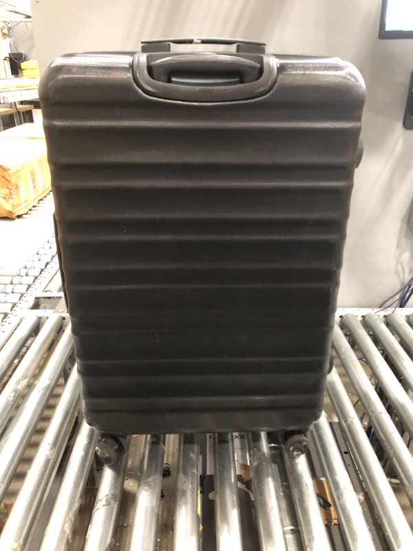 Photo 4 of Amazon Basics Hardside Luggage Spinner - Large, Black 