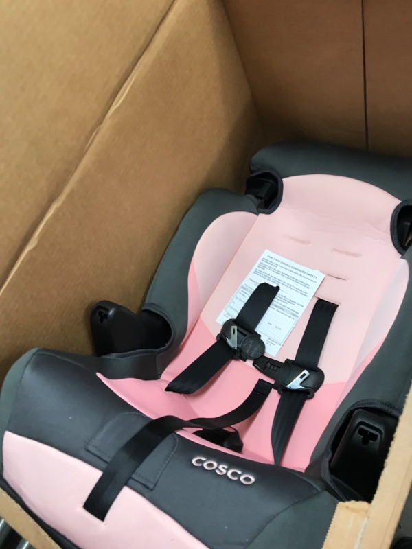 Photo 3 of Cosco Finale DX 2-in-1 Booster Car Seat, Sweet Berry, 1 Count (Pack of 1)