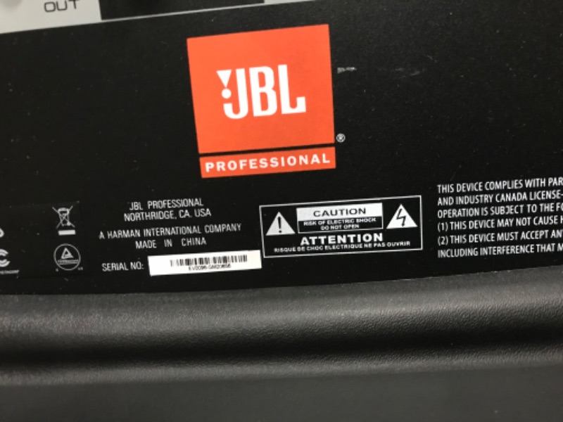 Photo 6 of JBL Professional EON208P Portable All-in-One 2-way PA System with 8-Channel Mixer and Bluetooth 8" Speaker Speaker