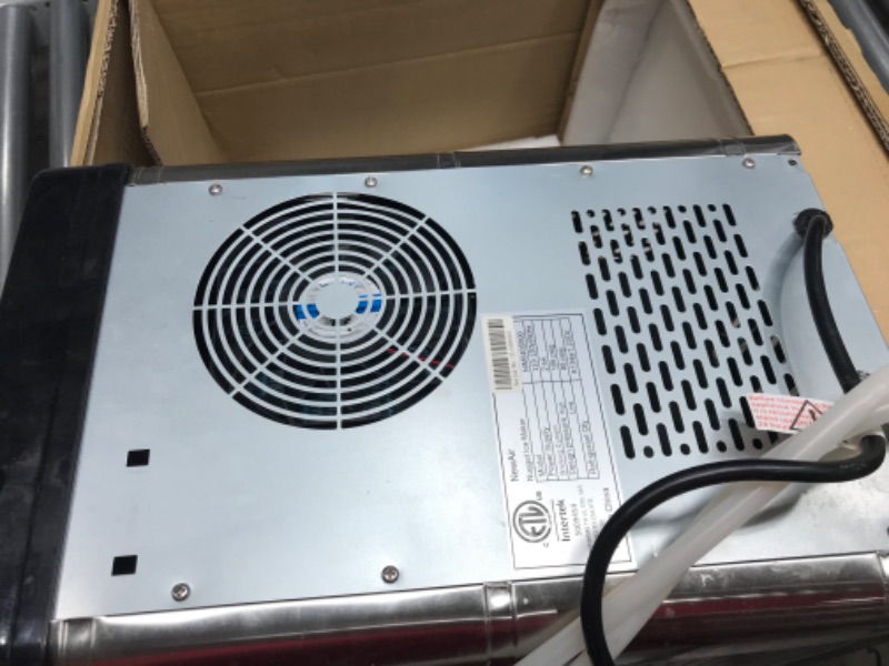 Photo 5 of Newair Nugget Ice Maker, Sonic Speed Countertop Crunchy Ice Pellet Machine 45 lbs. of Ice a Day, Stainless Steel, Self-Cleaning Function and BPA-Free Parts, Perfect for Home, Kitchen, and More 45lb