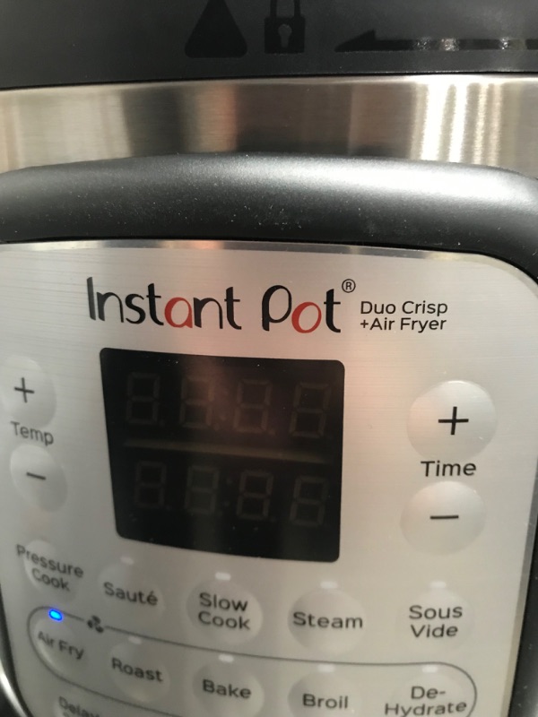 Photo 3 of **PARTS ONLY**
Instant Pot 8 qt 11-in-1 Air Fryer Duo Crisp + Electric Pressure Cooker