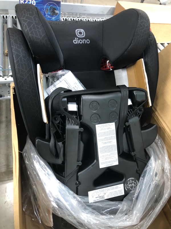 Photo 2 of Diono Monterey XT Latch 2 in 1 High Back Booster Car Seat with Expandable Height & Width, Side Impact Protection, 8 Years 1 Booster, Black XT 