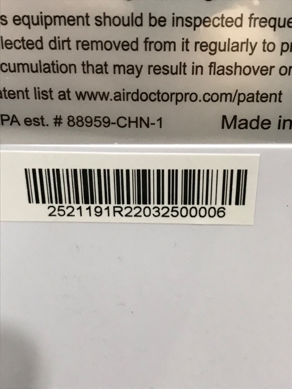Photo 3 of AIRDOCTOR AD2000 4-in-1 Air Purifier for Small & Medium Rooms with UltraHEPA, Carbon & VOC Filters Air Quality Sensor Automatically Adjusts Filtration Removes Particles 100x Smaller Than HEPA Standard
