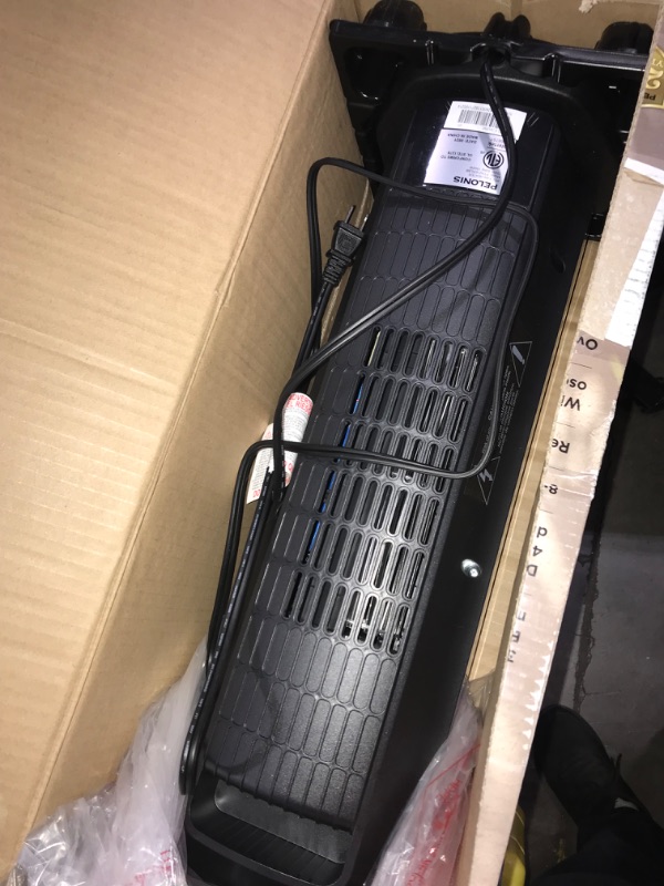 Photo 2 of *UNFUNCTIONAL*- Pelonis 1500W Tower Space Heater for Indoor use in with Oscillation, Remote Control, Programmable Thermostat, Timer, Touch Screen, Tip-over Switch and Overheat Safety Protection, Black PTH21ERLBB PTC Heater Black