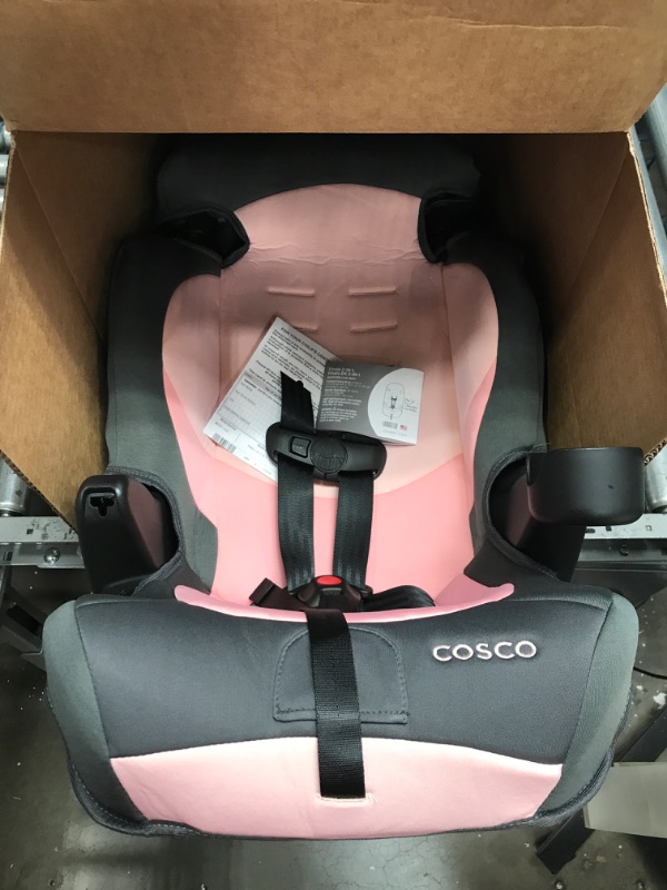 Photo 2 of Cosco Finale DX 2-in-1 Booster Car Seat, Sweet Berry, 1 Count (Pack of 1) ?18.25 x 19 x 29.75 inches
