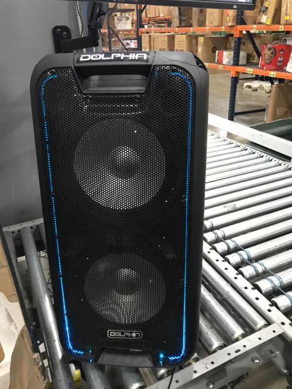 Photo 1 of Dolphin Party Speaker Wireless Bluetooth w/Wheels for Parties, Karaoke, DJ Speakers, Long Battery Life