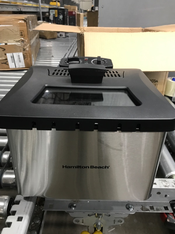 Photo 2 of **parts only!! Hamilton Beach (35035) Deep Fryer, with Basket, 4.5 LITER Oil Capacity, Electric, Professional Grade