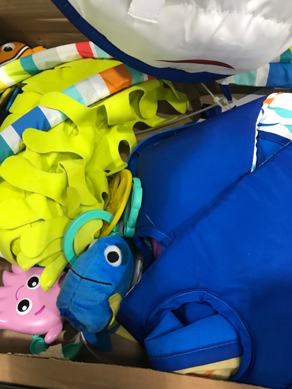 Photo 1 of Bright Starts Disney Baby Finding Nemo Mr. Ray Ocean Lights & Music Gym, Ages Newborn 