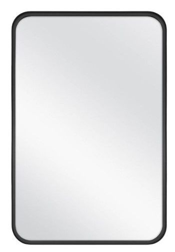 Photo 1 of 24" x 36" Rectangular Decorative Mirror with Rounded Corners 

