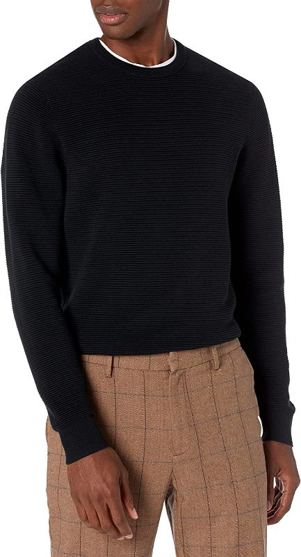 Photo 1 of Goodthreads Men's Soft Cotton Ottoman Stitch Crewneck Sweater
SIZE- X LARGE