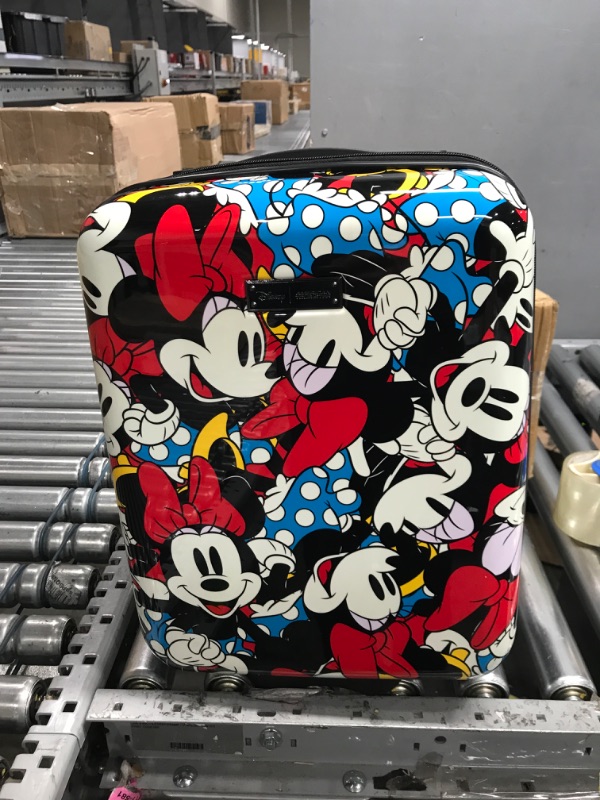 Photo 2 of American Tourister Disney Hardside Luggage with Spinners, Minnie Mouse 20"
