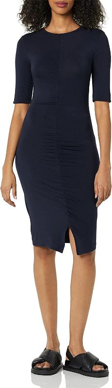 Photo 1 of Daily Ritual Women's Jersey Ruched Front Half-Sleeve Dress
SIZE- MEDIUM