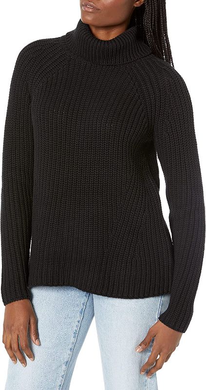 Photo 1 of Goodthreads Women's Cotton Shaker Stitch Turtleneck Sweater
SIZE- XXLARGE