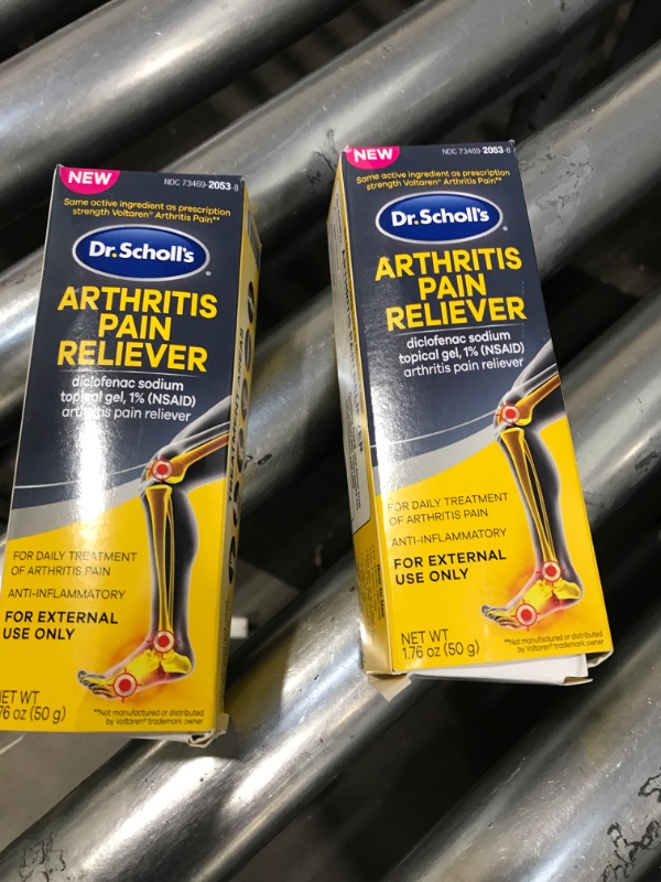 Photo 2 of (x2) Dr. Scholl’s Arthritis Pain Reliever Medicated Gel for Pain 50 G
ex: 02/2023