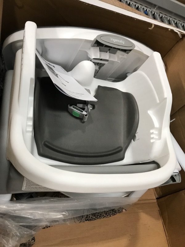 Photo 2 of Ingenuity SmartClean Trio Elite 3-in-1 Convertible Baby High Chair, Toddler Chair, and Dining Booster Seat - Slate
