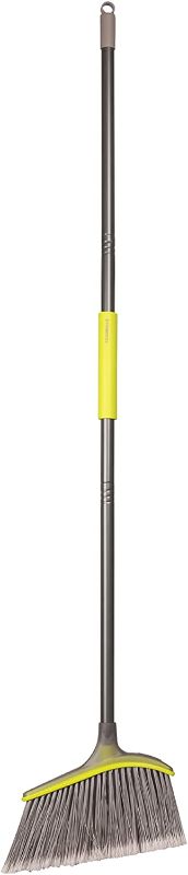 Photo 1 of Casabella Wayclean, Gray/Green Wide Angle Corner Broom, 11.5" x 48"
