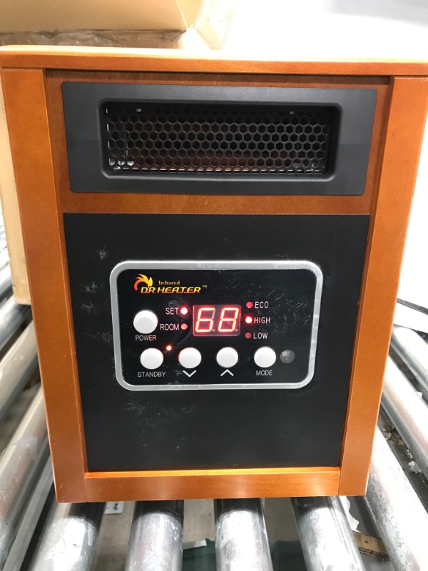 Photo 3 of *Tested-Functional* Dr Infrared Heater Portable Space Heater, 1500-Watt Original Cherry