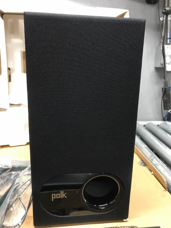 Photo 5 of *Tested-Functional/Factory Packaging* Polk Audio Signa S2 Ultra-Slim TV Sound Bar | Works with 4K & HD TVs | Wireless Subwoofer | Includes HDMI & Optical Cables | Bluetooth Enabled, Black S2 Soundbar + Subwoofer