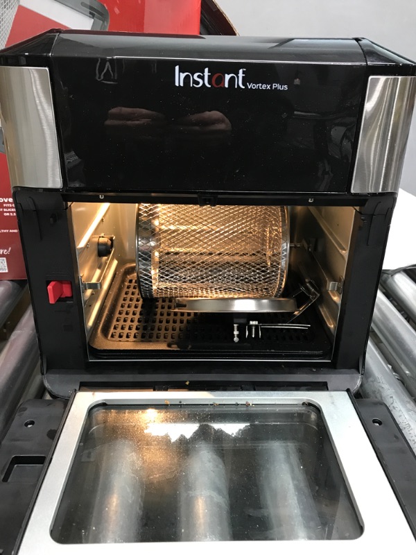 Photo 1 of *Tested-Functional* Instant Vortex Plus 10-Quart Air Fryer, From the Makers of Instant Pot, 7-in-10 Functions, with EvenCrisp Technology, App with over 100 Recipes, Stainless Steel 10QT Vortex Plus