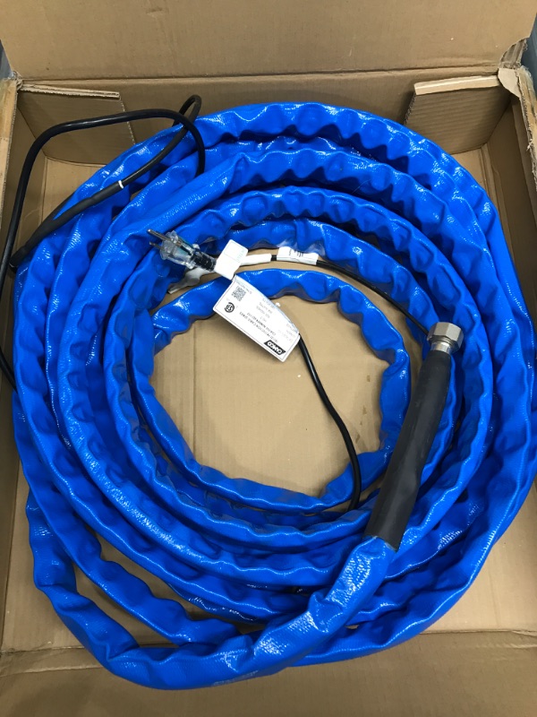 Photo 3 of *Unable to Test* Camco Heated Drinking Water Hose, - 20° F, 50-Foot, 5/8-Inch ID (22912-A) 50' Cold Weather (Freeze Protection to - 20?F) Frustration-Free Packaging