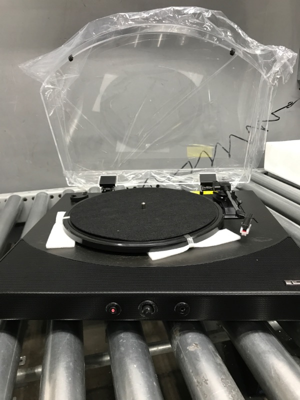 Photo 6 of (Tested) ION Audio Premier LP & Vinyl Alive - Wireless Bluetooth Turntable/Vinyl Record Player with Speakers, USB Conversion, RCA & Record Cleaning Solution Premier LP with Speakers & Bluetooth with Record Cleaning Kit