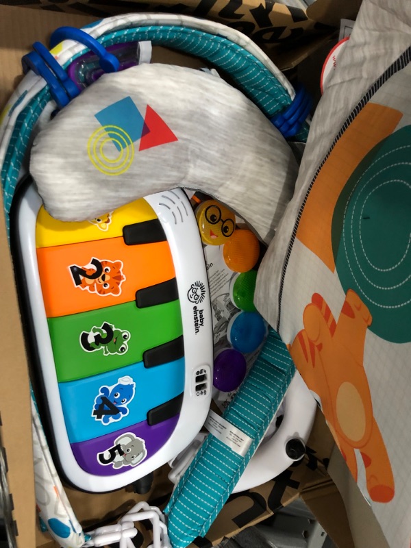 Photo 5 of Baby Einstein 4-in-1 Kickin' Tunes Music and Language Play Gym and Piano Tummy Time Activity Mat
