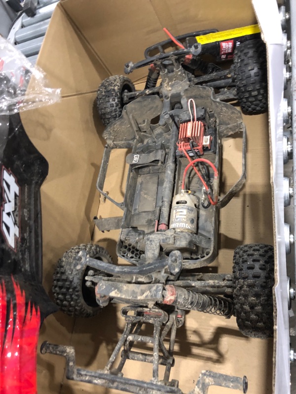 Photo 2 of ARRMA 1/10 SENTON 4X4 V3 MEGA 550 Brushed Short Course RC Truck RTR (Transmitter, Receiver, NiMH Battery and Charger Included), Red, ARA4203V3T1