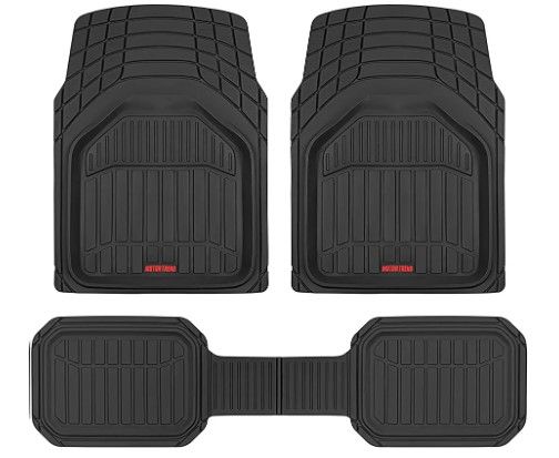 Photo 1 of **MISSING PASSENGER MAT**Motor Trend FlexTough Defender Car Floor Mats Next Generation Deep Dish Heavy Duty Contour Liners for Car SUV Truck & Van-All Weather Protection