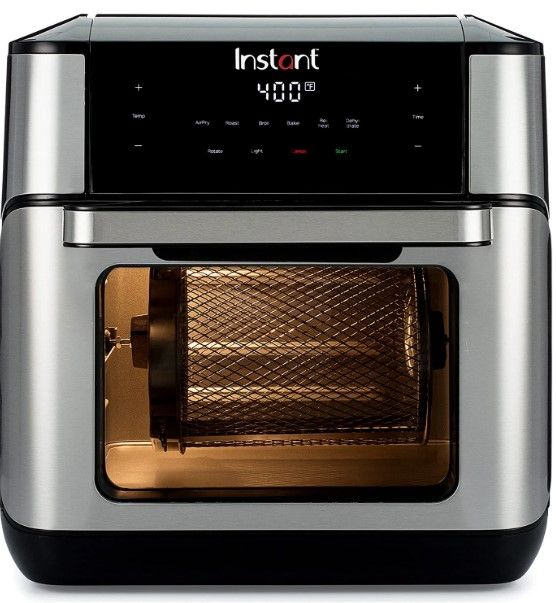 Photo 1 of 
Instant Vortex Plus 10-Quart Air Fryer, From the Makers of Instant Pot, 7-in-10 Functions, with EvenCrisp Technology, App with over 100 Recipes, Stainless Steel
Size:10QT