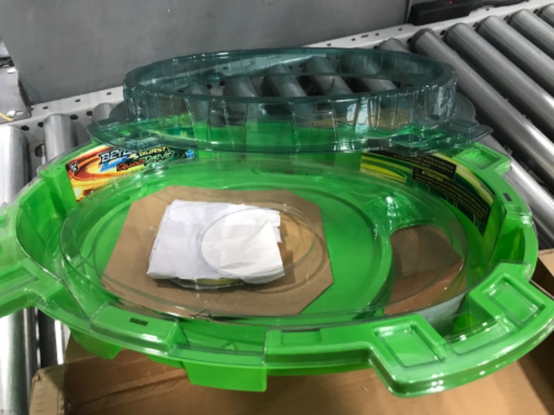 Photo 3 of BEYBLADE Burst QuadDrive Interstellar Drop Battle Set, Set Stadium, 2 Battling Tops and 2 Launchers, Toys for 8 Year Old Boys & Girls & Up
