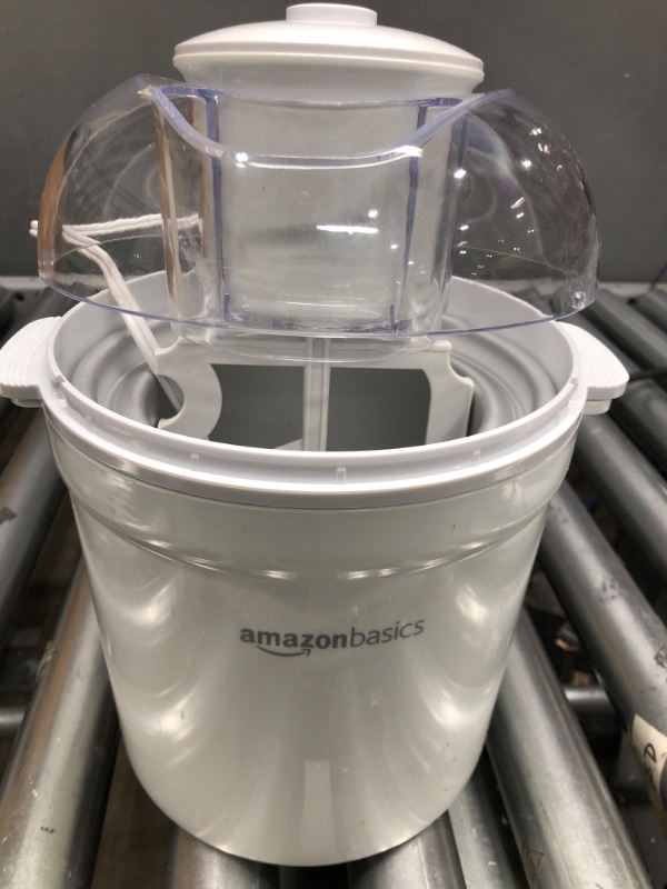 Photo 3 of Amazon Basics 1.5 Quart Automatic Homemade Ice Cream Maker