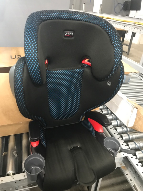 Photo 2 of Britax Highpoint 2-Stage Belt-Positioning Booster Car Seat, Teal - Highback and Backless Seat Cool Flow Teal