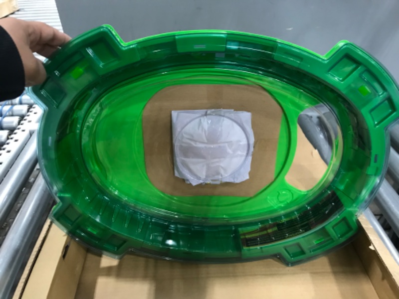 Photo 2 of BEYBLADE Burst QuadDrive Interstellar Drop Battle Set, Set Stadium, 2 Battling Tops and 2 Launchers, Toys for 8 Year Old Boys & Girls & Up